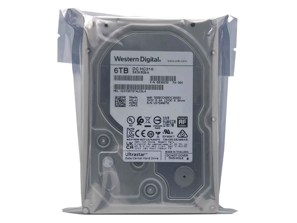 Disco Duro WD Ultrastar HUS726T6TALE604 6TB SATA 3.5" Enterprise.webp