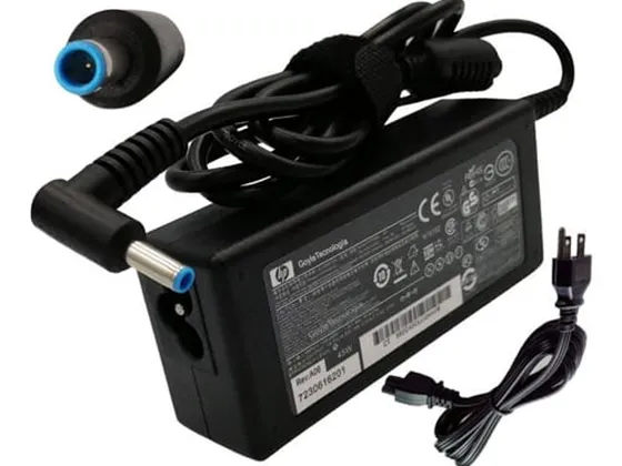 CARGADOR FUENTE PARA LAPTOP HP, PLUG FINO AZUL, 19V 3.34A 65W  .webp