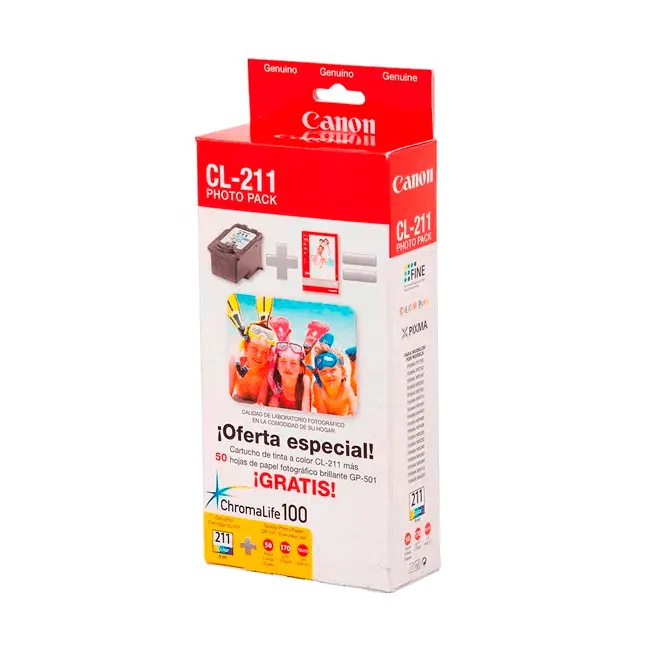 CARTUCHO CANON CL-211 PHOTO PACK