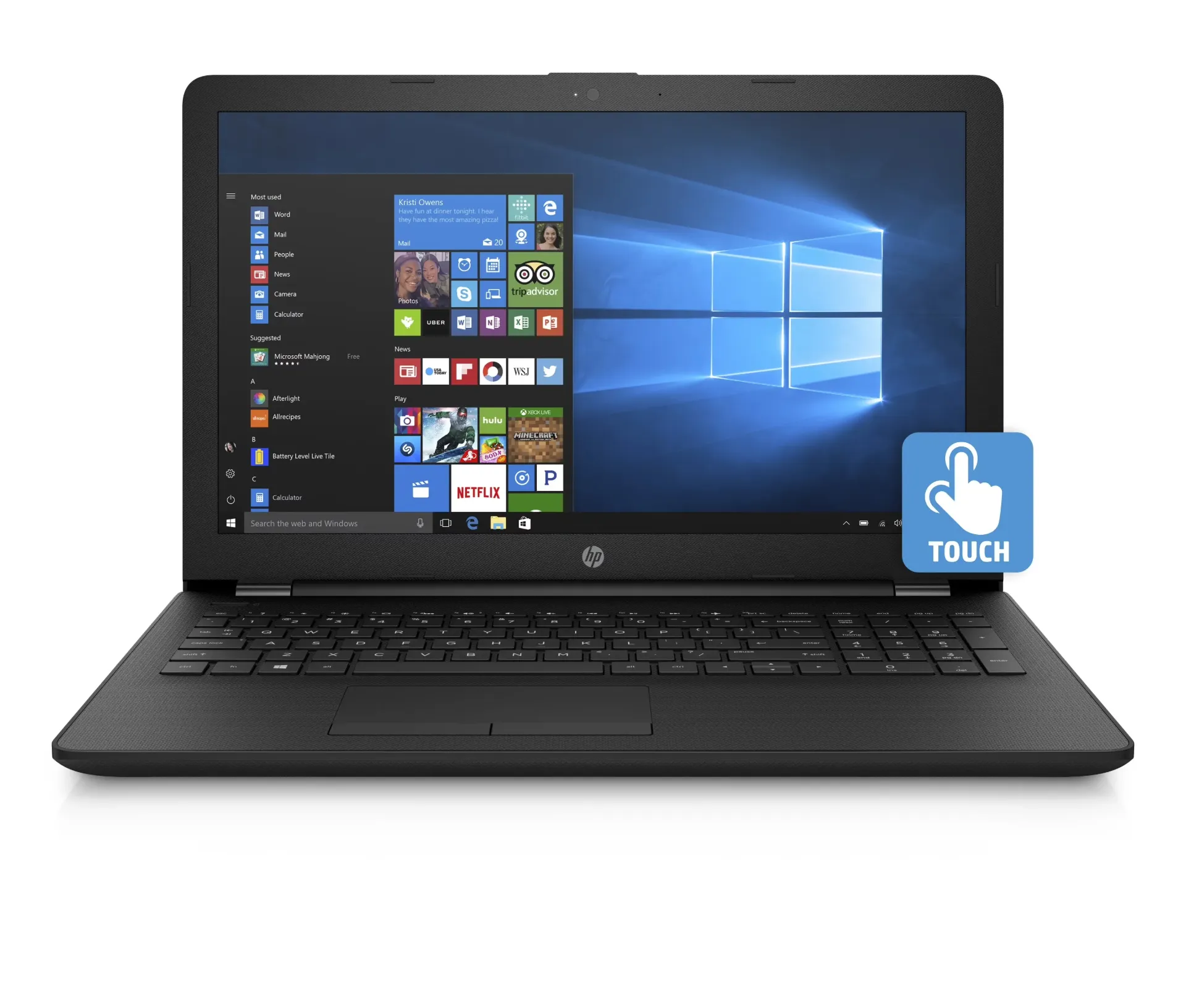 [1004083] LAPTOP HP-15-BS289 P QUAD CORE N5000 2.7GHZ/4GB DDR4, TOUCH