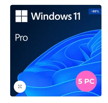 Windows 11 Pro 5 Dispositivos