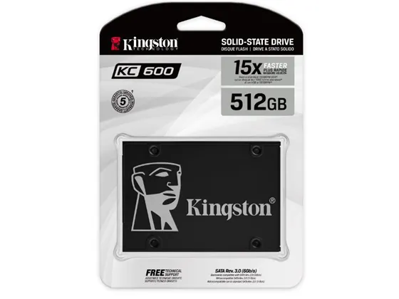 DISCO DE ESTADO SOLIDO KINGSTON SSD 512GB, 2.5"