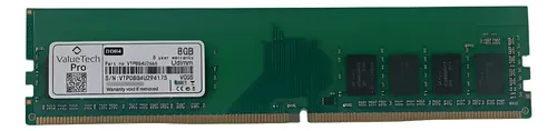 [1004996] MEMORIA DDR4 8GB P/PC (OC4-21800 DDR4 2666) VALUETECH