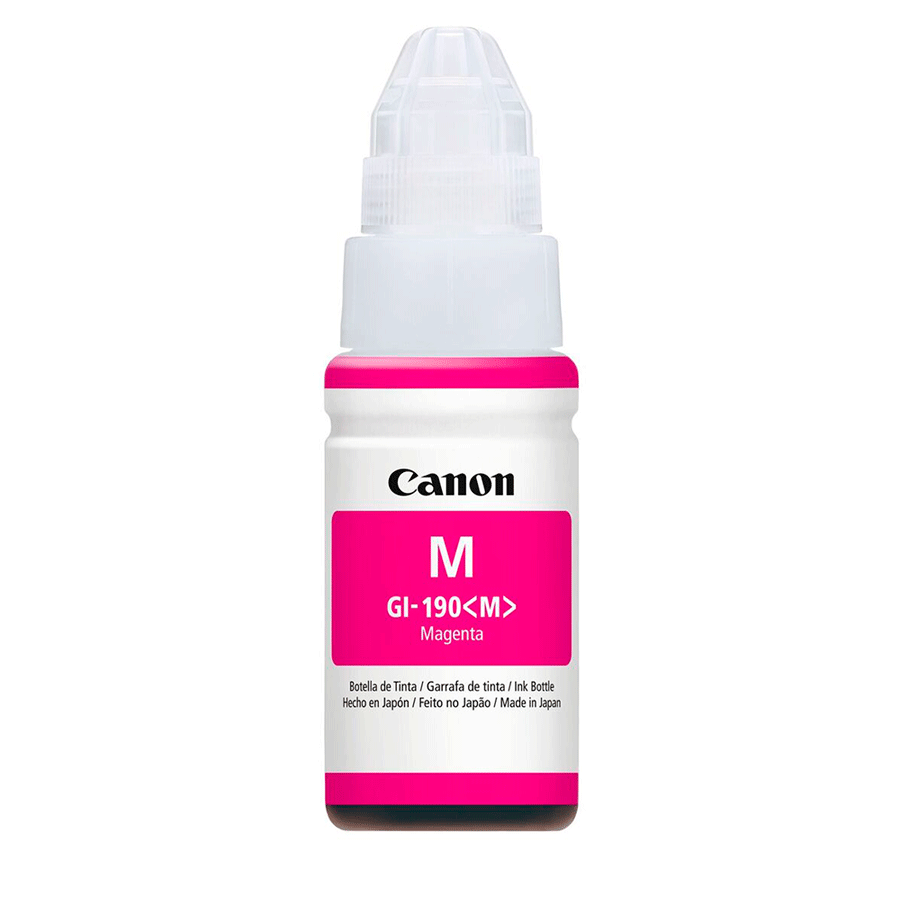 BOTELLA DE TINTA CANON GI-190 REFILL MAGENTA