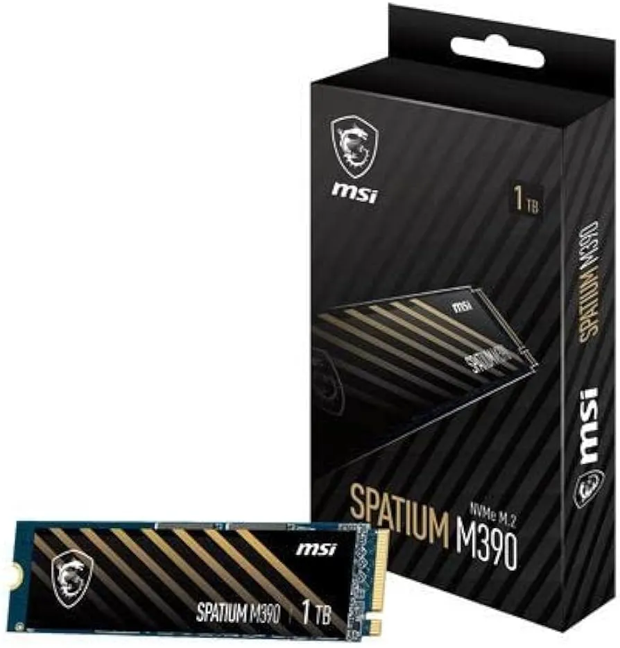 DISCO DURO 1TB SSD NVME M.2 MSI M370 PCIE GEN3X4 1.3 3D NAND 1600 TBW