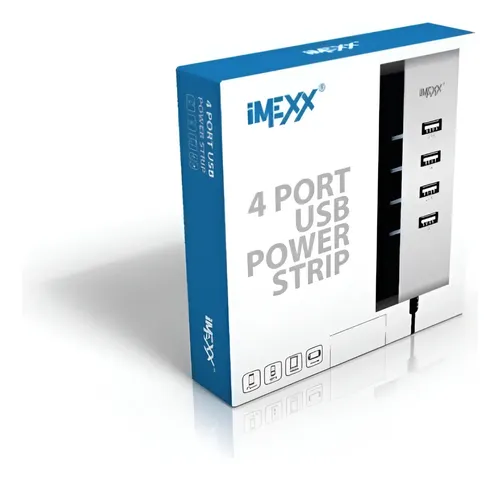 CARGADOR MULTIPLE 4 PUERTOS USB IME-41405