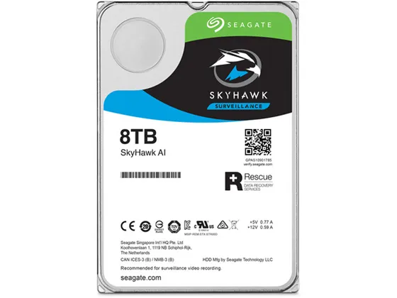[ST8000VE001] Disco Duro Seagate SkyHawk 8TB | 3.5" | SATA III | 7200 RPM | Para Videovigilancia