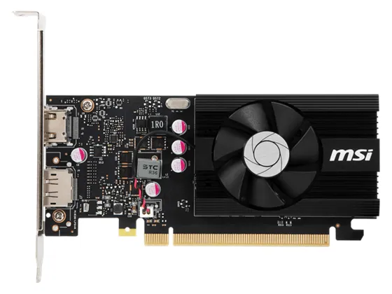 Tarjeta de Video MSI GeForce GT 1030 4GB GDDR4 Low Profile | PCIe 3.0 x16 | Incluye Bracket
